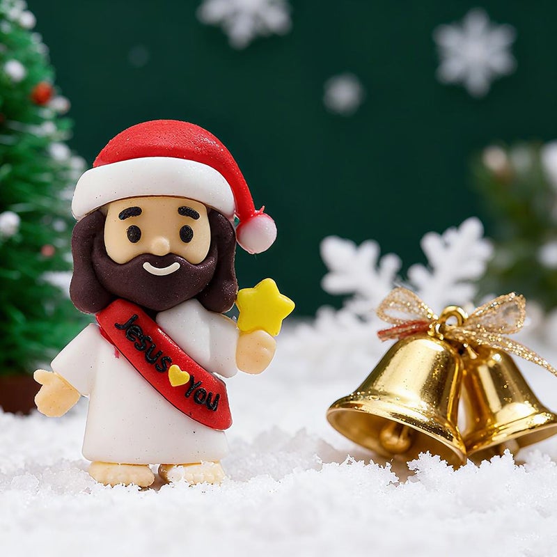 50Pcs Mini Jesus Figures – Bulk Pack of Religious Toy Figurines for Sunday School,Easter Egg Stuffers&Party Favors,Cute Jesus Hide and Seek Game,Christian Classroom Gifts  (Loves You Theme) - Image 3
